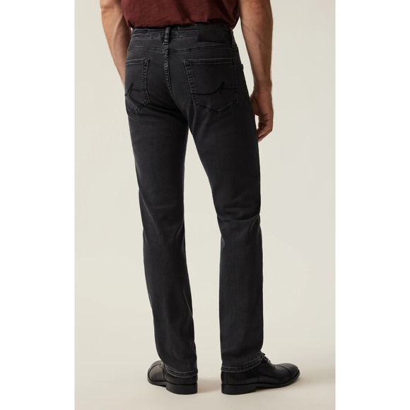 34 & Hertitage Mens Charisma Comfort Rise Classic 32x32‎ Black Denim Jeans - Picture 2 of 12